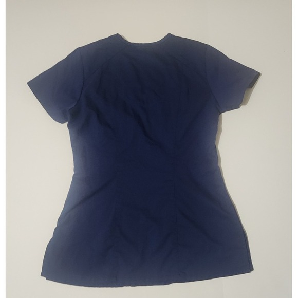 Greys Anatomy by Barco Women's V-Neck Top - Size S (Navy Blue) Medical Scrubs - Picture 3 of 3